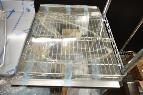 ALL ONE MONEY! Lot of Various Items Including Metal Piece, Gloves, Range Drip Pans.  - Image 7 of 8