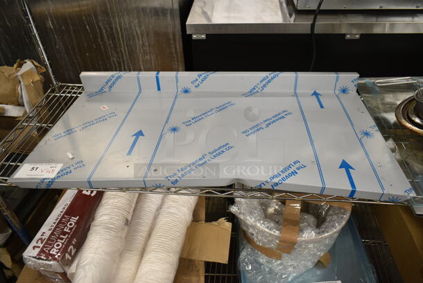 ALL ONE MONEY! Lot of Various Items Including Metal Piece, Gloves, Range Drip Pans.  - Image 8 of 8