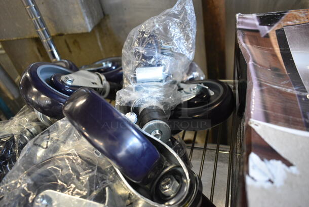 BRAND NEW SCRATCH AND DENT! Lot of 16 Commercial Casters. - Image 5 of 7