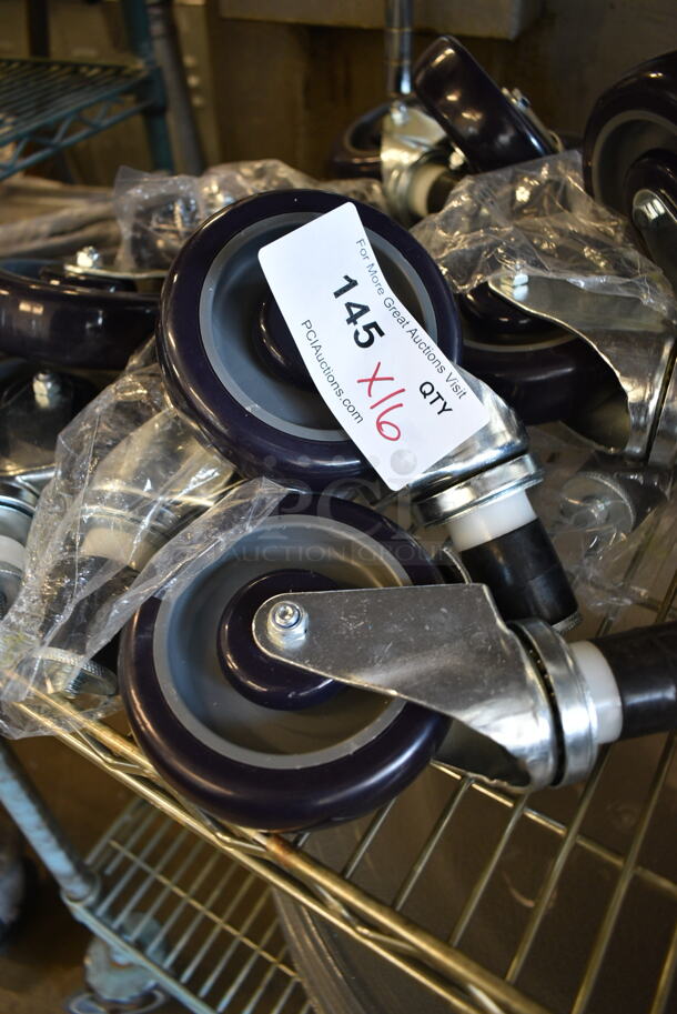 BRAND NEW SCRATCH AND DENT! Lot of 16 Commercial Casters. - Image 7 of 7