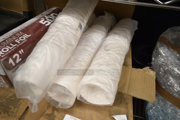 ALL ONE MONEY! Lot of Various Items Including 12212X5ST Foil Roll, Cups, Box of Drink Boxes.  - Image 2 of 9