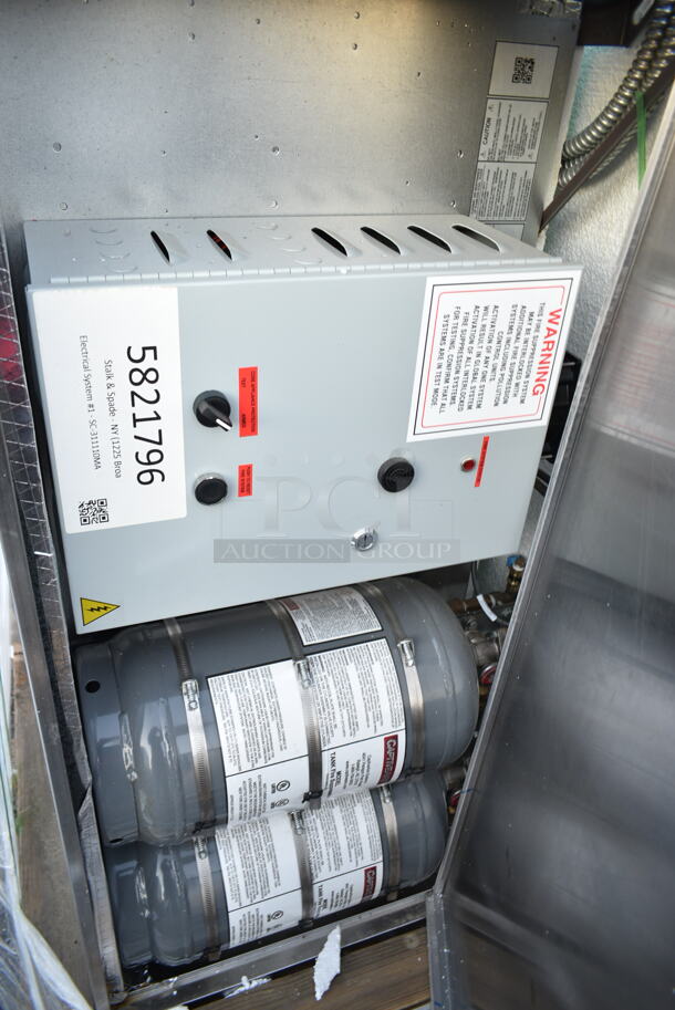 BRAND NEW! 6' CaptiveAire 6024 ND-2 Stainless Steel Commercial SELF CONTAINED Grease Hood w/ Filters and Light.  - Image 8 of 12