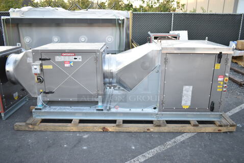 BRAND NEW! CaptiveAire SIF20DD Stainless Steel Commercial Power Ventilator / Exhaust Fan Rooftop System.