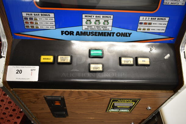 El Dorado Arcade Game w/ Bill and Coin Acceptor. Tested and Working! - Image 4 of 9