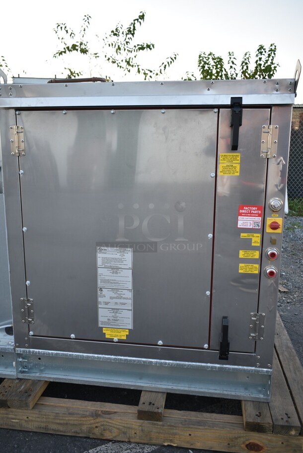 BRAND NEW! CaptiveAire SIF20DD Stainless Steel Commercial Power Ventilator / Exhaust Fan Rooftop System. - Image 4 of 12