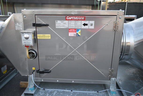 BRAND NEW! CaptiveAire SIF20DD Stainless Steel Commercial Power Ventilator / Exhaust Fan Rooftop System. - Image 6 of 12
