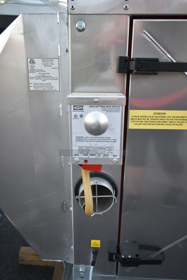 BRAND NEW! CaptiveAire SIF20DD Stainless Steel Commercial Power Ventilator / Exhaust Fan Rooftop System. - Image 7 of 12
