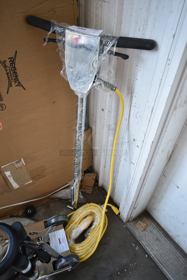 BRAND NEW SCRATCH AND DENT! Lavex 978LAVP20A Floor Polisher w/ Boxes of Floor Pads. 110-120 Volts, 1 Phase. Tested and Working! - Image 10 of 12