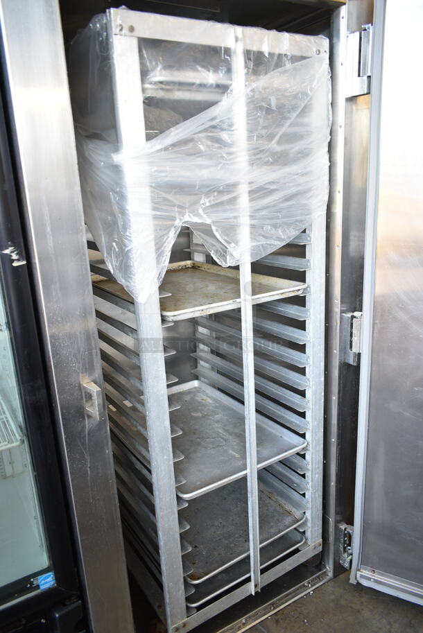 Traulsen RRI132LPUT-FHS Stainless Steel Commercial Single Door Roll In Cooler w/ Pan Rack. 115 Volts, 1 Phase. Tested and Working! - Image 3 of 4