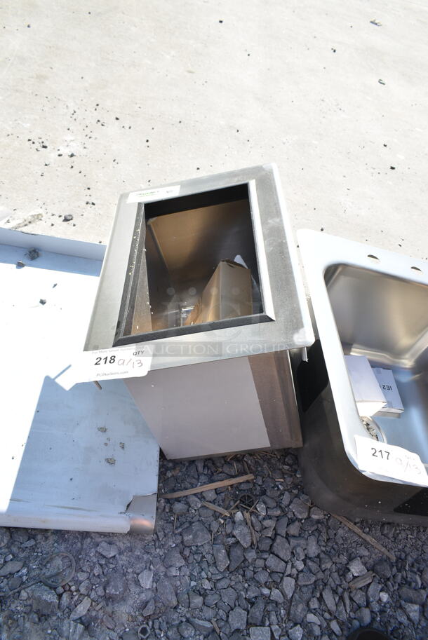 BRAND NEW SCRATCH AND DENT! Regency 600DIIB1812 18" x 12" Stainless Steel Drop-In Ice Bin - Image 2 of 7
