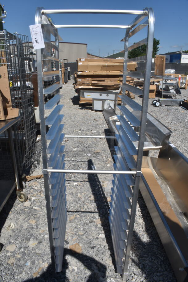BRAND NEW SCRATCH AND DENT! Regency 190APR1820L 20 Pan End Load Bun / Sheet Pan Rack. No Casters.  - Image 2 of 3
