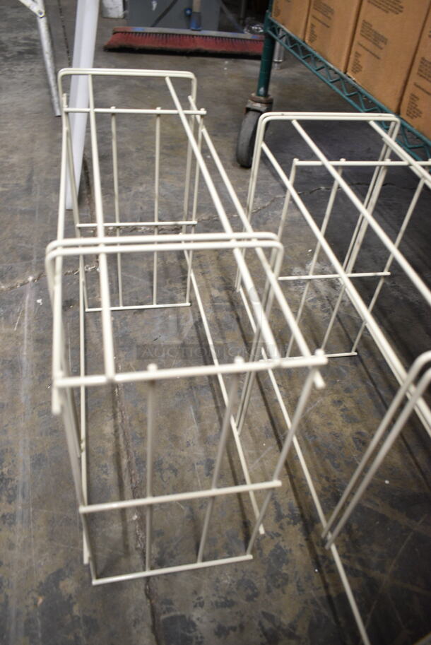 ALL ONE MONEY! Lot of Choice 844CUREDSTRE Orange Anti Fatigue Floor Mat, 2 Racks, 3 Clear Poly Center Hinge Lids.  - Image 6 of 8
