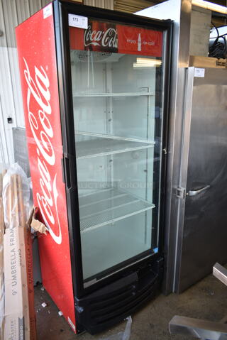 Imbera G319 ENERGY STAR Metal Commercial Single Door Reach In Cooler Merchandiser w/ Poly Coated Racks. 115 Volts, 1 Phase. Tested and Powers On But Does Not Get Cold