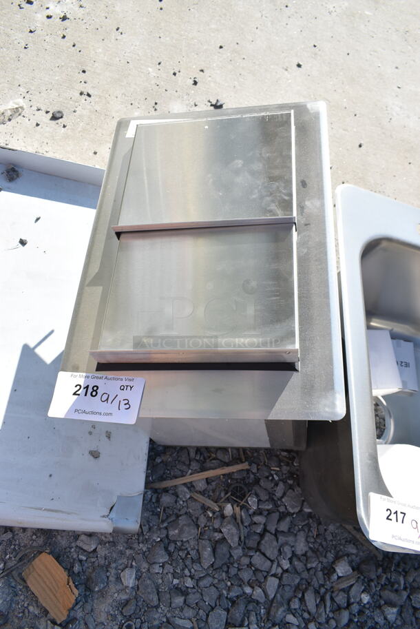 BRAND NEW SCRATCH AND DENT! Regency 600DIIB1812 18" x 12" Stainless Steel Drop-In Ice Bin - Image 4 of 7