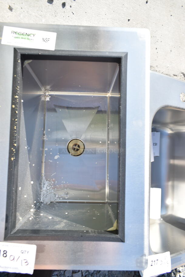 BRAND NEW SCRATCH AND DENT! Regency 600DIIB1812 18" x 12" Stainless Steel Drop-In Ice Bin - Image 6 of 7