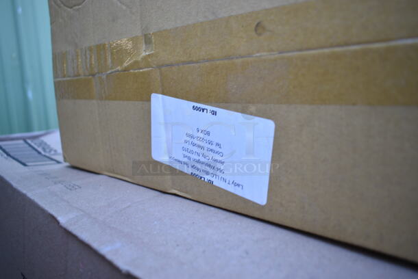 PALLET LOT of 23 BRAND NEW Boxes Including Whole Bean Colombian, M Tucker 10x7x12 White Kraft Strawberry Gazpacho, NOB04SW, M Tucker 10x7x12 White Kraft Braised Pork, C Melt Shop 0813, Karat C-KDL508 Sipper Lid, Designerware DWB10180 Bowls. 23 Times Your Bid!  - Image 6 of 12