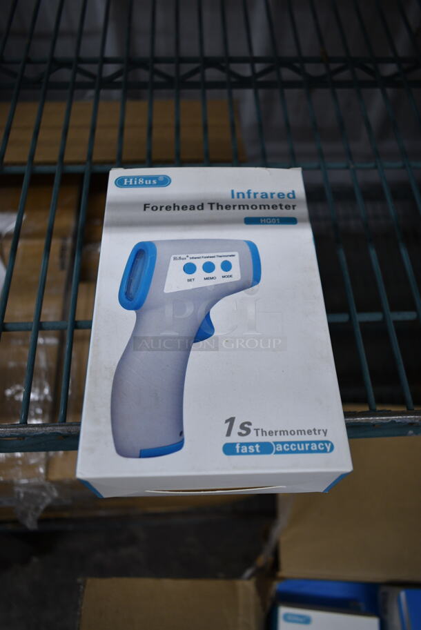 ALL ONE MONEY! Lot of BRAND NEW SCRATCH AND DENT! Items Including 2 Infrared Forehead Thermometer and 28 Boxes of Masks - Image 5 of 6