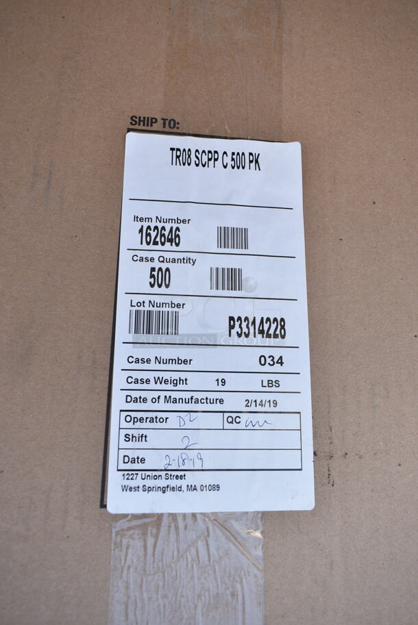 PALLET LOT of 23 BRAND NEW Boxes Including Whole Bean Colombian, M Tucker 10x7x12 White Kraft Strawberry Gazpacho, NOB04SW, M Tucker 10x7x12 White Kraft Braised Pork, C Melt Shop 0813, Karat C-KDL508 Sipper Lid, Designerware DWB10180 Bowls. 23 Times Your Bid!  - Image 11 of 12