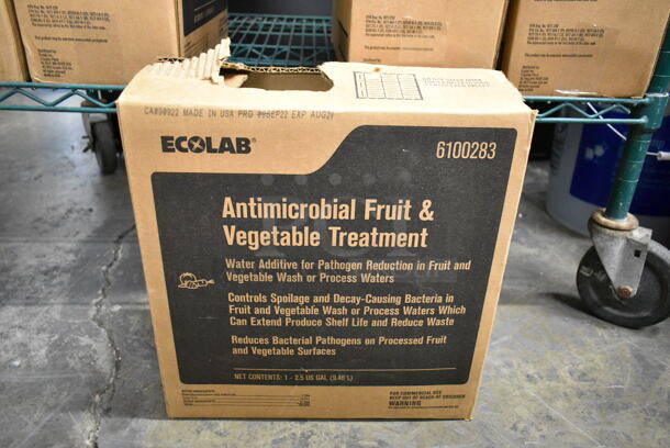5 BRAND NEW IN BOX! Ecolab 6100283 Antimicrobial Fruit & Vegetable Treatment. 5 Times Your Bid!  - Image 3 of 4