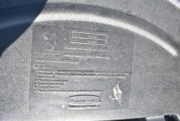 2 Poly Trash Cans. 2 Times Your Bid!  - Image 2 of 4