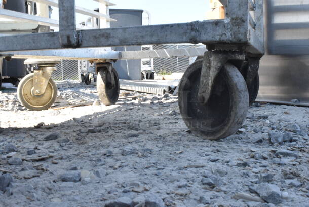 Metal Pan Rack on Commercial Casters.  - Image 2 of 4