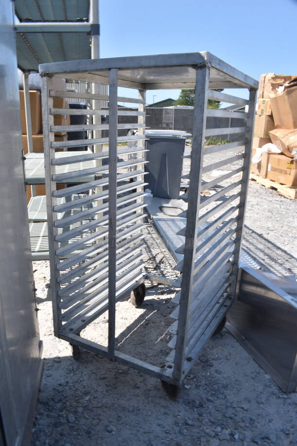 Metal Pan Rack on Commercial Casters.  - Image 3 of 4