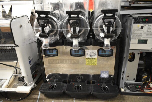 BRAND NEW SCRATCH AND DENT! 2023 Carnival King 382SM3 Triple 2.6 Gallon Pourover Granita / Slushy / Frozen Beverage Dispenser. 120 Volts, 1 Phase. Tested and Working! - Image 4 of 10