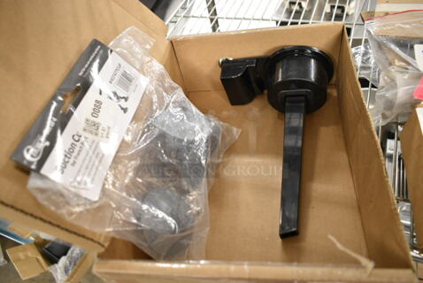 ALL ONE MONEY! Lot of BRAND NEW Items Including Set of 4 Choice 407477CUP Prep / Garde Suction Cup Feet for French Fry Cutters and Dicers and 344110200150 Fetco 1102.00150.00 1.5 Gallon Funnel Assembly for L3D-15 and L3S-15