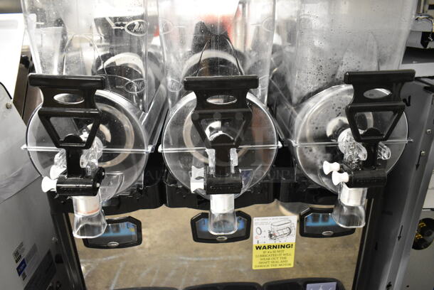 BRAND NEW SCRATCH AND DENT! 2023 Carnival King 382SM3 Triple 2.6 Gallon Pourover Granita / Slushy / Frozen Beverage Dispenser. 120 Volts, 1 Phase. Tested and Working! - Image 6 of 10