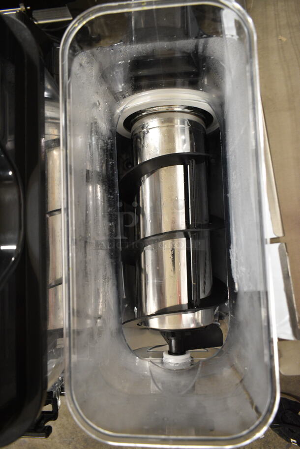 BRAND NEW SCRATCH AND DENT! 2023 Carnival King 382SM3 Triple 2.6 Gallon Pourover Granita / Slushy / Frozen Beverage Dispenser. 120 Volts, 1 Phase. Tested and Working! - Image 7 of 10
