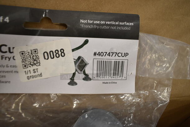 ALL ONE MONEY! Lot of BRAND NEW Items Including Set of 4 Choice 407477CUP Prep / Garde Suction Cup Feet for French Fry Cutters and Dicers and 344110200150 Fetco 1102.00150.00 1.5 Gallon Funnel Assembly for L3D-15 and L3S-15 - Image 5 of 7