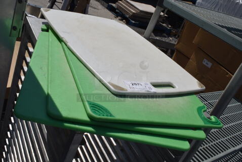 4 Various Cutting Boards. 4 Times Your Bid! 