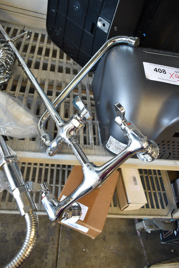 2 BRAND NEW SCRATCH AND DENT! Faucets; 2 w/ Spray Nozzle Attachment. 3 Times Your Bid!  - Image 6 of 12