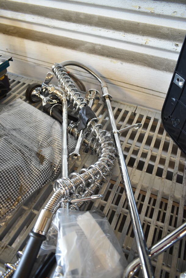 2 BRAND NEW SCRATCH AND DENT! Faucets; 2 w/ Spray Nozzle Attachment. 3 Times Your Bid!  - Image 7 of 12