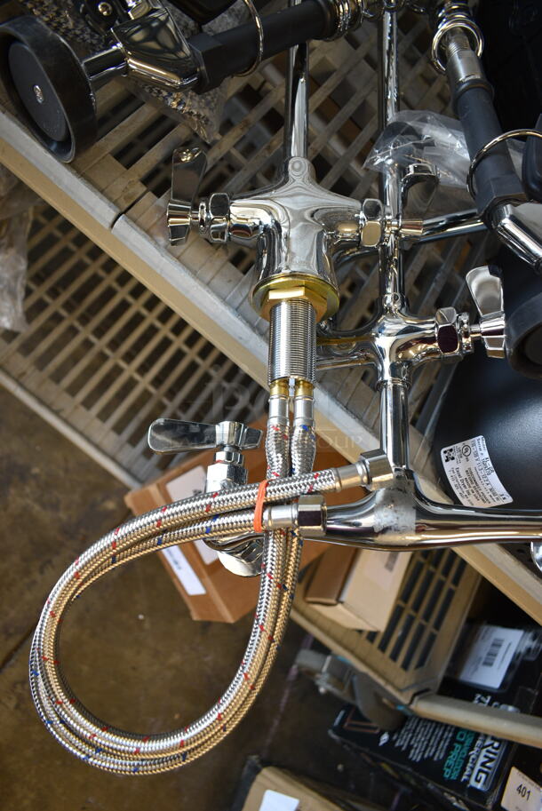 2 BRAND NEW SCRATCH AND DENT! Faucets; 2 w/ Spray Nozzle Attachment. 3 Times Your Bid!  - Image 11 of 12