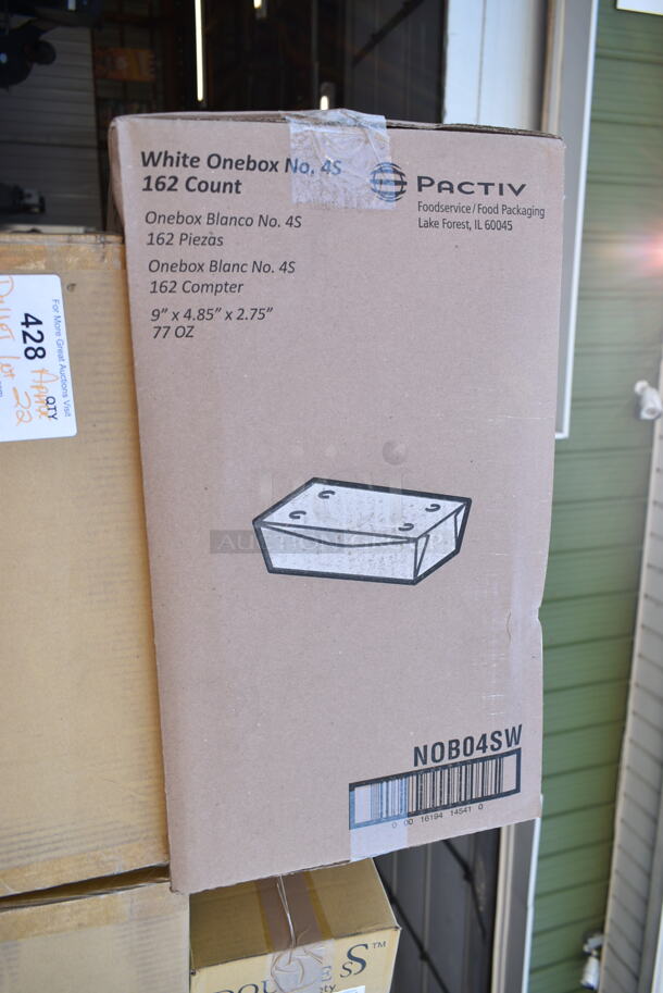 PALLET LOT of 22 BRAND NEW Boxes Including 4 Box Heavenly Soft 413663 Napkins, 4 Vegware 16 oz Bowl Cups, Pactiv NOB04SW White Boxes. 22 Times Your Bid!  - Image 9 of 12