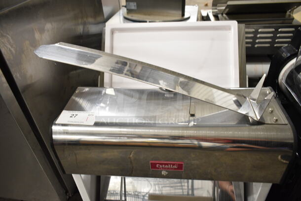 BRAND NEW SCRATCH AND DENT! Estella 348BSL34 Countertop Bread Slicer - 3/4" Slice Thickness, 18 3/4" Max Loaf Length. 110 Volts, 1 Phase. Tested and Working! - Image 6 of 9