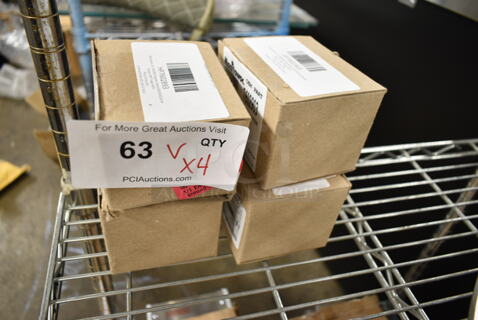 4 BRAND NEW SCRATCH AND DENT! Items Including HP7602893 Manitowoc Ice 7602893 Expnsn Valve S0320/I0320 Air,  HP7602903 Manitowoc Ice 7602903 Expansion Valve S0320 Water, HP7602253 Manitowoc Ice 7602253 Expnsn Valve S0850/1000/1450, HP7600173 Manitowoc Ice 7600173 Kit Exp Vlv Danfoss Q210/270. 4 Times Your Bid! 