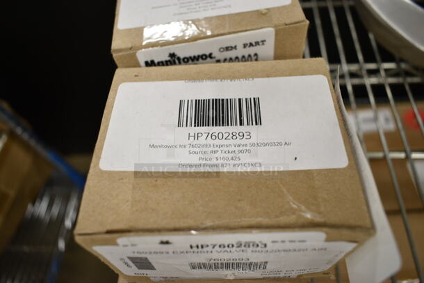 4 BRAND NEW SCRATCH AND DENT! Items Including HP7602893 Manitowoc Ice 7602893 Expnsn Valve S0320/I0320 Air,  HP7602903 Manitowoc Ice 7602903 Expansion Valve S0320 Water, HP7602253 Manitowoc Ice 7602253 Expnsn Valve S0850/1000/1450, HP7600173 Manitowoc Ice 7600173 Kit Exp Vlv Danfoss Q210/270. 4 Times Your Bid!  - Image 3 of 6