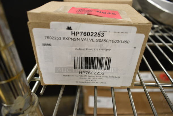 4 BRAND NEW SCRATCH AND DENT! Items Including HP7602893 Manitowoc Ice 7602893 Expnsn Valve S0320/I0320 Air,  HP7602903 Manitowoc Ice 7602903 Expansion Valve S0320 Water, HP7602253 Manitowoc Ice 7602253 Expnsn Valve S0850/1000/1450, HP7600173 Manitowoc Ice 7600173 Kit Exp Vlv Danfoss Q210/270. 4 Times Your Bid!  - Image 5 of 6