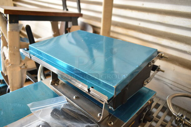 BRAND NEW SCRATCH AND DENT! Carnival King 382WBS180 Stainless Steel Commercial Countertop Brussels / Liege Style Belgian Waffle Maker. 120 Volts, 1 Phase.  - Image 7 of 9