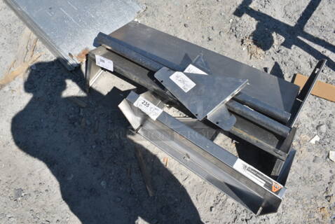 ALL ONE MONEY! Lot of Metal Pieces and Wall Mount Shelf