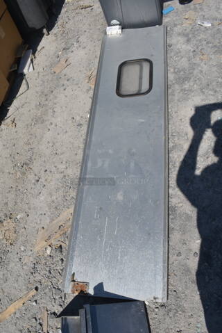 2 Metal Swinging Kitchen Doors. 2 Times Your Bid! 