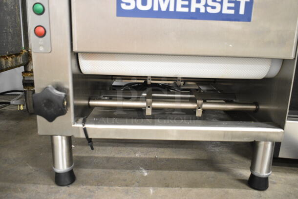 BRAND NEW SCRATCH AND DENT! Somerset CDR-170 Stainless Steel Commercial Countertop Dough Sheeter. 115 Volts, 1 Phase. Tested and Working!  - Image 8 of 12