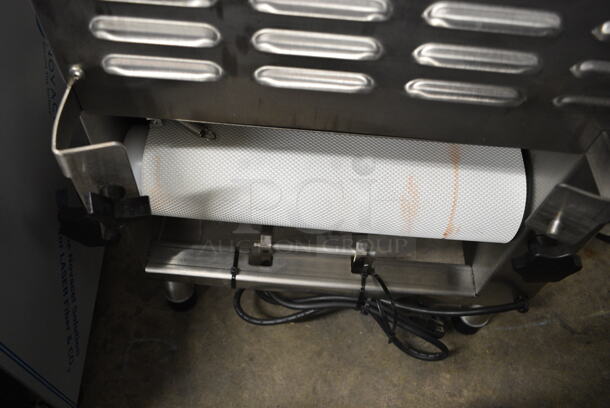 BRAND NEW SCRATCH AND DENT! Somerset CDR-170 Stainless Steel Commercial Countertop Dough Sheeter. 115 Volts, 1 Phase. Tested and Working!  - Image 10 of 12