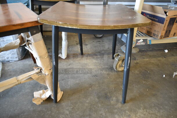 3 BRAND NEW SCRATCH AND DENT! Wooden Dining Height Chair on Metal Frame. 3 Times Your Bid!  - Image 4 of 8
