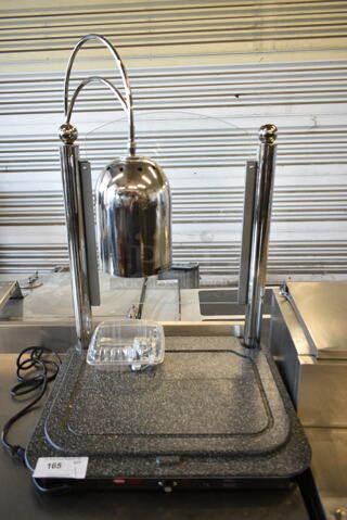 Hatco DCSB400-2420-1 Carving Station w/ Single Heat Lamp, 24" x 20" Cutting Board. 120 Volts, 1 Phase. Tested and Working!
