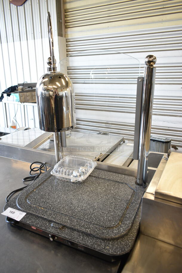 Hatco DCSB400-2420-1 Carving Station w/ Single Heat Lamp, 24" x 20" Cutting Board. 120 Volts, 1 Phase. Tested and Working! - Image 3 of 10
