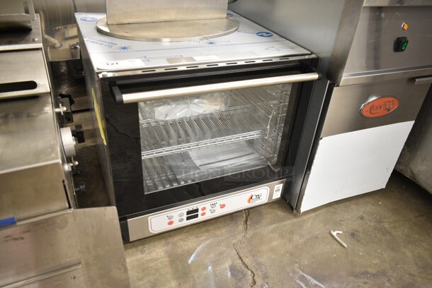 BRAND NEW SCRATCH AND DENT! Cooking Performance Group CPG 351COHD4M Electric Digital Countertop 4 Tray Half Size Convection Oven with Moisture Injection. 208-240 Volts, 1 Phase.  - Image 3 of 9