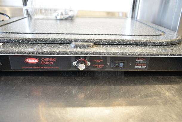 Hatco DCSB400-2420-1 Carving Station w/ Single Heat Lamp, 24" x 20" Cutting Board. 120 Volts, 1 Phase. Tested and Working! - Image 6 of 10